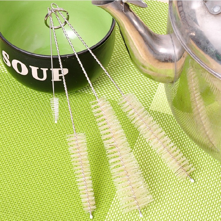 Day Style Teapot Oil Spout Brush Clear Wash Wash Water Spout Brush Bottle Mouth Brush Water Dispenser Brush Small CUHK 4 Only Clothing