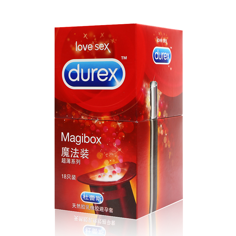 杜蕾斯避孕套 魔法装超薄热感情迷组合安全套情趣成人用品