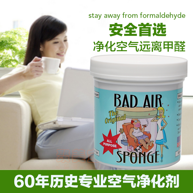 美国进口直邮Bad Air Sponge空气净化剂白宫除甲醛装修异味抗雾霾