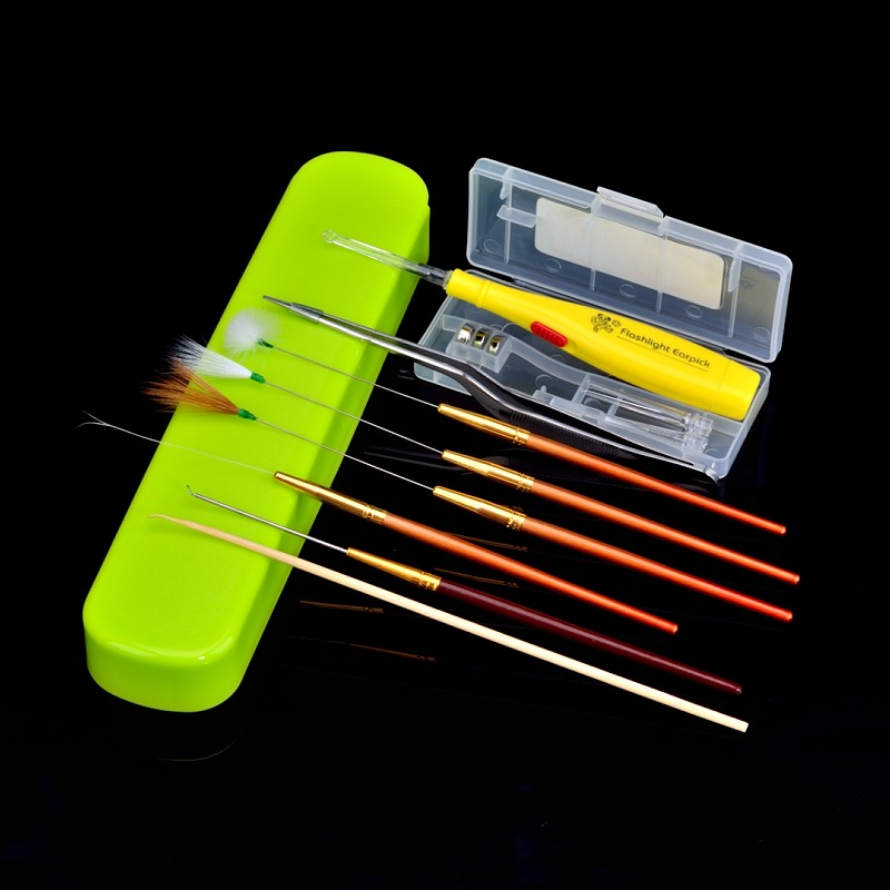 Ear picking tools household baby ear digging professional ear scoop ear wax goose feather stick chicken feather stick ear scoop ear rake