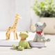 INS cô gái trái tim nhỏ đồ trang trí trang trí nội thất phòng ngủ nhà mini động vật sáng tạo dễ thương phòng máy tính để bàn