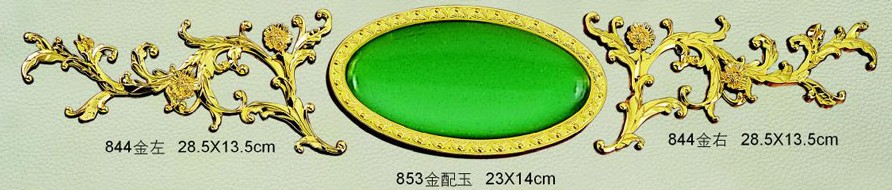 Coffin coffin suzuki cover two to decorate flower Funeral Supplies plastic gilded decorative accessories