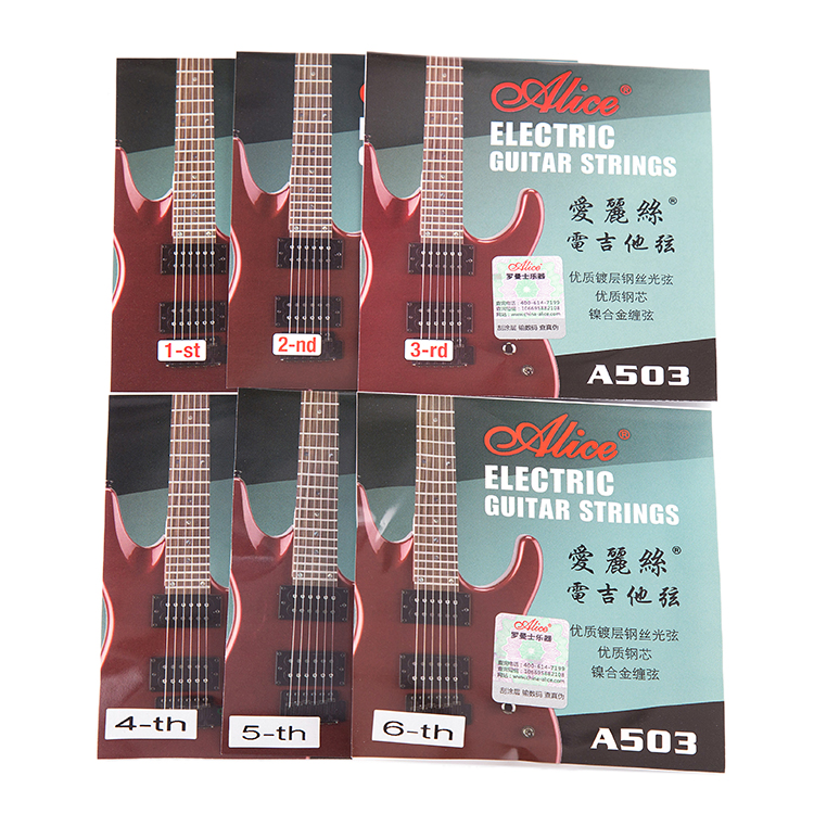 Alice A503 electric guitar string bulk string 1 string 2 string 3 string 4 string 5 string 6 string coating anti-rust