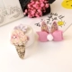 Phụ kiện tóc trẻ em bé gái thiên nga nơ thỏ tai kẹp tóc bên clip bé kẹp tóc trẻ em phụ nữ mũ nón