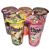 Meiji Xinxin Cup 50G Большая чашка для печенья полоса для печенья+погружение шесть детский день закуски 6 чашек бесплатной доставки