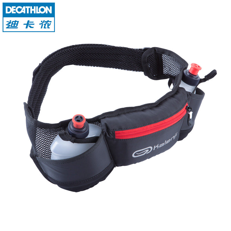 迪卡侬 跑步腰包 户外水壶腰带 多功能运动便携包 KALENJI