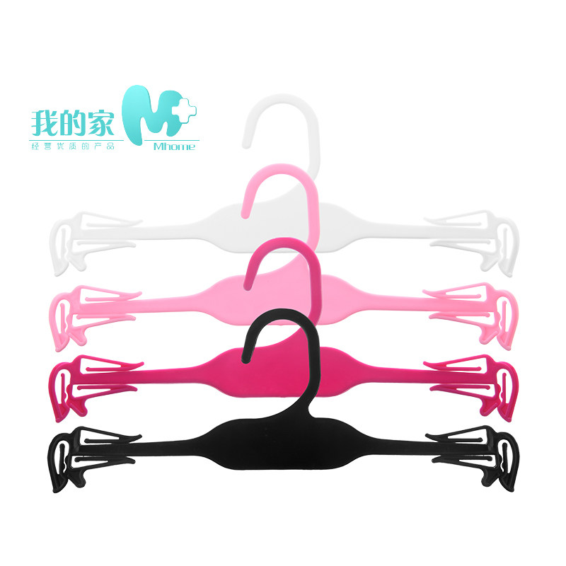 Plastic soft rubber inner hanger multifunctional anti-slip bra hanger hanger frame hanger underpants shelf lingerie shop show shelf