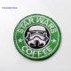 Thiết kế ban đầu thủy triều thương hiệu polo Star Wars thêu ma thuật dán thủy triều nam ngắn tay áo polo người yêu thủy triều