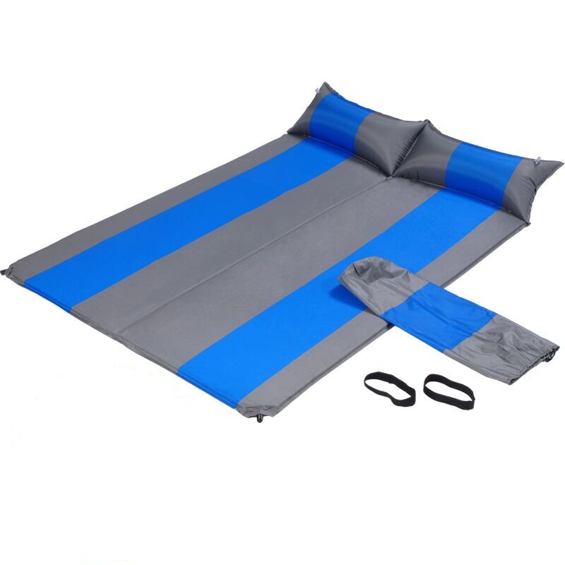 Outdoor tent automatic inflatable mat Single can be spliced double thickened office moisture-proof nap mat Picnic mat