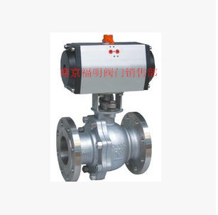 Stainless Steel Pneumatic Ball Valve Pneumatic Stainless Steel 304 Flanged Ball Valve Q641F-16P