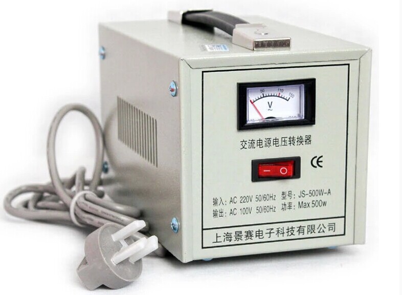 Jingsai transformer AC voltage converter JS-500WA 220V to 100V 500W Japanese electrical appliances