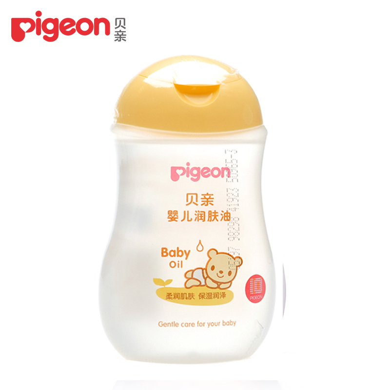 贝亲婴儿润肤油 初生儿按摩油宝宝抚触油 洗护BB油 100ml IA105