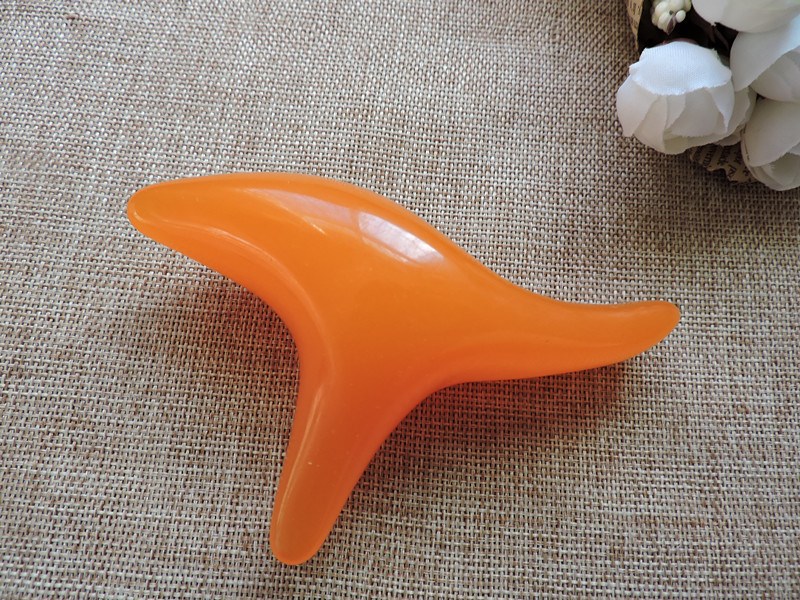 Resin beeswax triangle bird foot massage acupressure stick Foot acupressure massage stick meridian foot massage tool