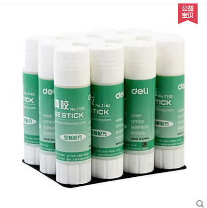 Able 7102 Solid Glue Stick Good Stickiness 21 gr Number of rubber stick Green eco-friendly