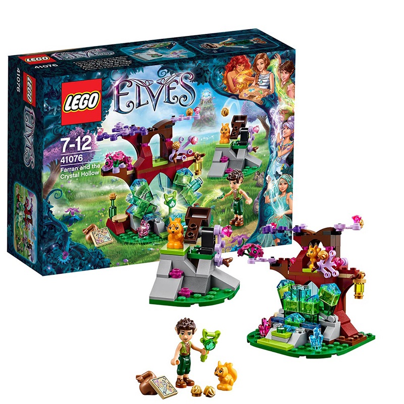 当当网百货乐高 Elves 精灵系列 土之精灵 法兰和水晶洞穴  41076