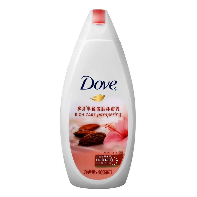 联合利华 多芬丰盈宠肤沐浴乳甜杏仁和木槿花 400ml