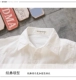 2018 bé trai mùa xuân và mùa thu trẻ em đáy lớn bé sơ mi dài tay cotton trắng áo sơ mi trẻ em giản dị áo sơ mi bé trai 7 tuổi Áo sơ mi