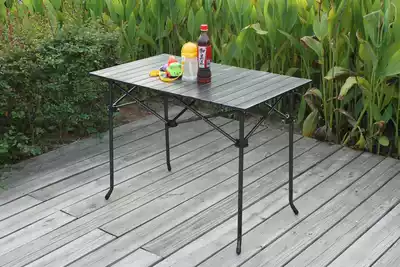 Special folding table Self-driving camping outdoor portable table Picnic table Outdoor folding table and chair stall table