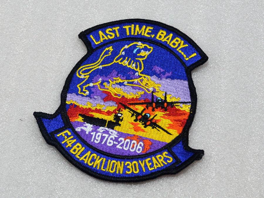 US Navy VF-213 Black Lion BLACKLION 2006 Xiongcat TOMCAT Retired Memorial Badge 