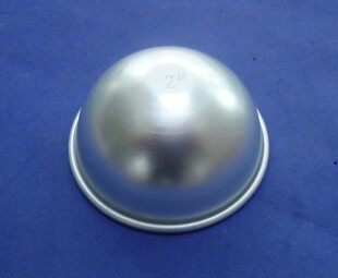 Aluminum alloy snowflay mold pudding baking mold shallow semicircle 1#2#3# optional