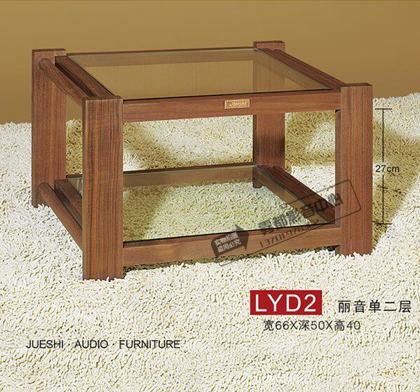 Jazz Rack Solid Wood Sound Frame Riyin Single Second Floor LYD2 Speaker Cabinet Power Amplifier Rack Hifi Equipment Rack