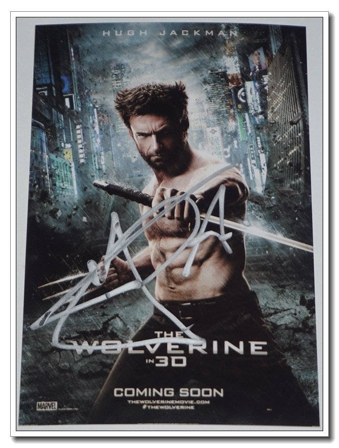 Hugh Jackman Hugh Jackman Autograph X-Men Wolverine Publicity Autograph Autograph C Section