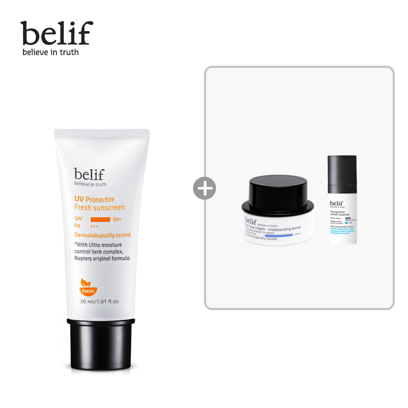 韩国LG直邮belif/碧硏菲 清爽保湿防晒乳 30ml 防晒 SPF50+/PA+++