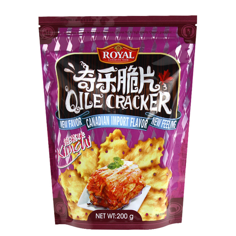 【天猫超市】趣园奇乐脆片优格泡菜味200g 苏打饼干休闲零食○