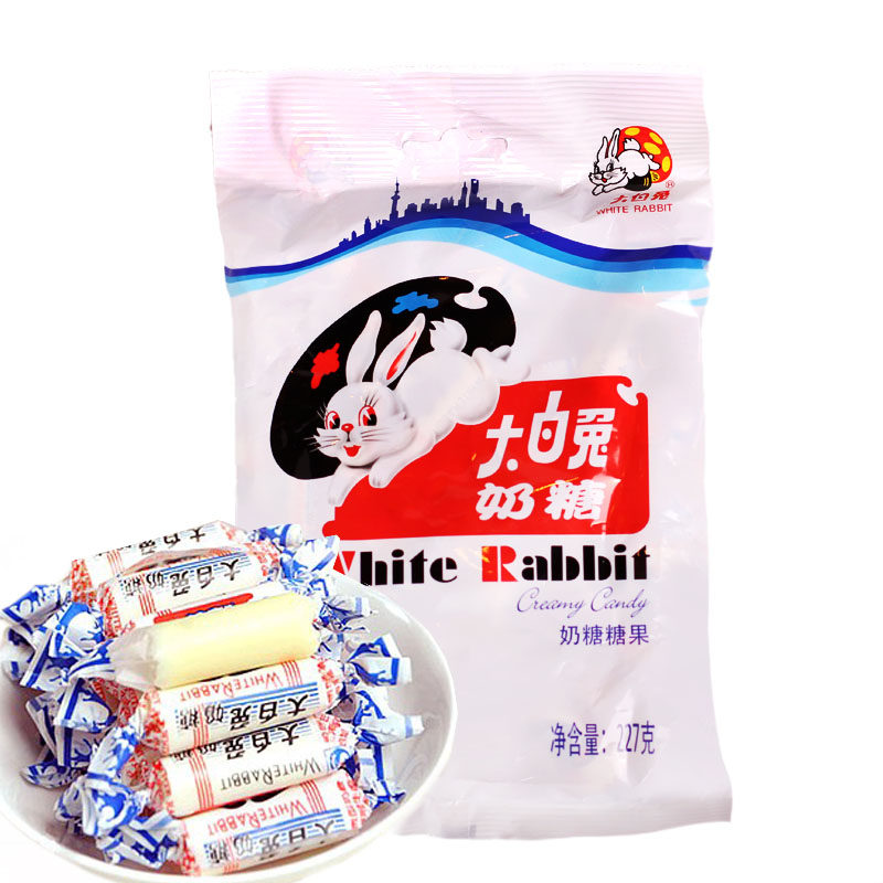 【天猫超市】大白兔原味奶糖227g/包 怀旧童年 零食婚庆 奶味纯正