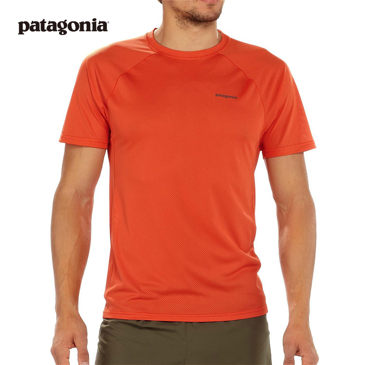 春夏新品 PATAGONIA/巴塔哥尼亚 男越野跑速干T恤 23504
