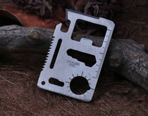 Outils de plein air Camping Tours Portable Multifonction Mini Lifesaving Army Knife Card Card Cutter Custom LOGO