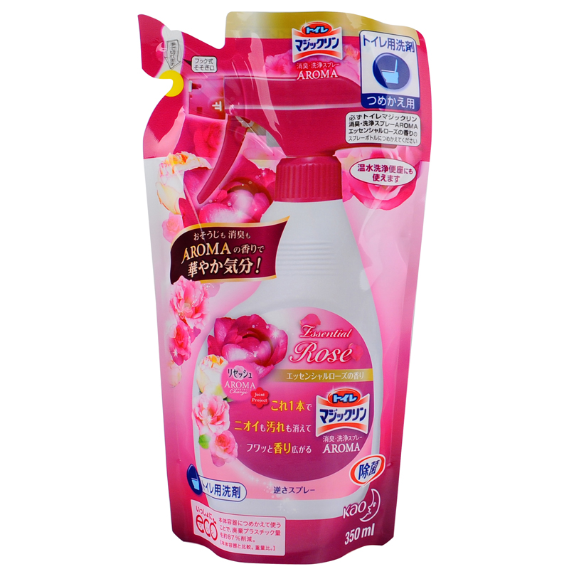 日本原装花王精油马桶清洁*洁厕剂喷雾*浴室清洁剂350ml*消臭除菌