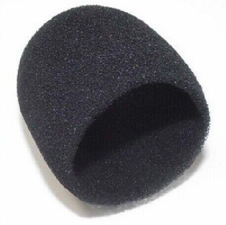 Wireless microphone U-shaped mesh inner sponge black anti-spray cotton sound-absorbing cotton microphone inner sponge 5 2 high