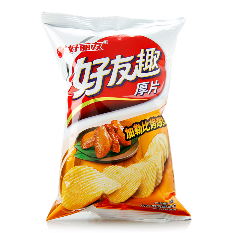 【天猫超市】好丽友 好友趣 切片型薯片（加勒比烤翅味) 45g/包