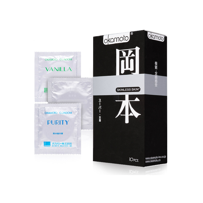冈本 skin肤感系列至尊型安全套 超薄超润滑避孕套 计生成人用品