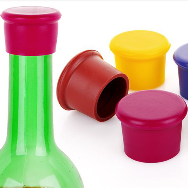Silicone sealing bottle cap beverage wine bottle cap bottle cap switch fresh-keeping air-tight red wine stopper sealing cap sealing stopper