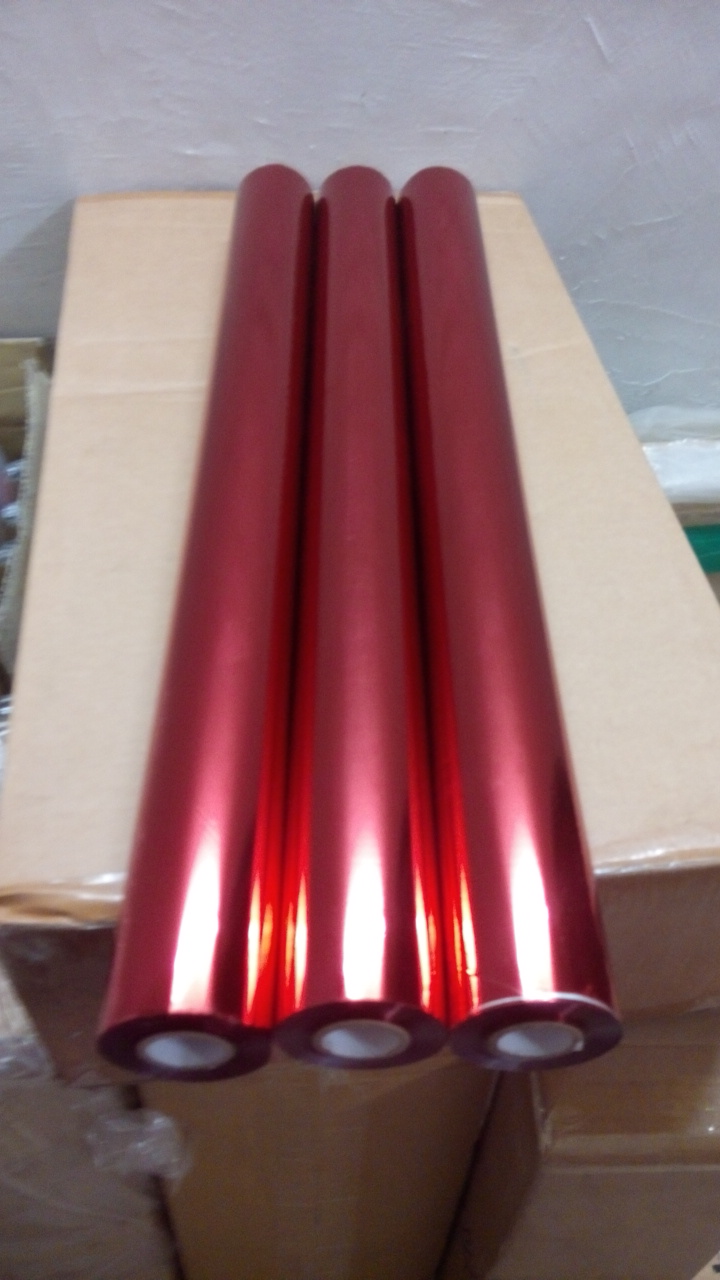 Korea KOLON Import red hot gold paper for PE hose PP PS ABS high-end cosmetics hot stamping