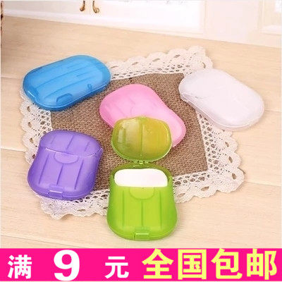 2234 Outdoor Travel Portable Soap Paper Creative Mouse Box Soap Flower Soap Sheet Soap Sheet