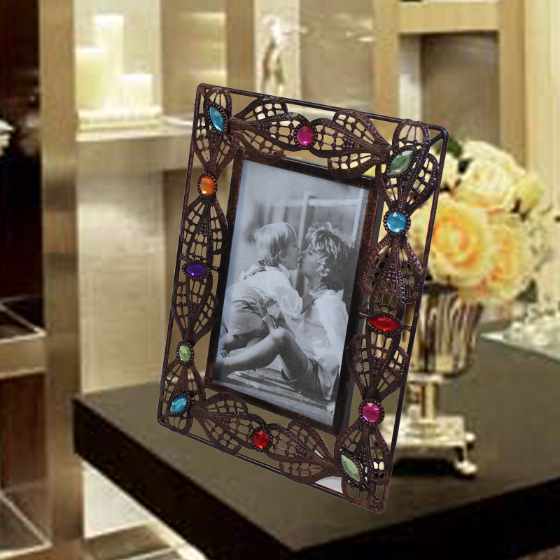 Eurostyle Monaco Hollowed-out Retro Creative Bedside String Beads Photo-Frame Bedside Desk Home Accessories Gift Gift-giving Gifts