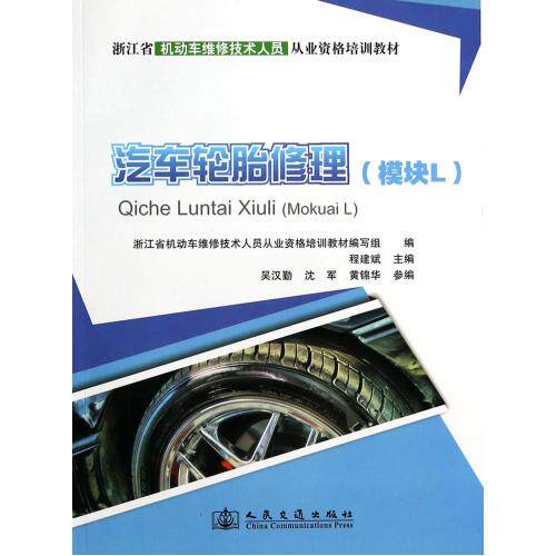 汽车轮胎修理(模块L浙江省机动车维修技术人员从业资格培训教材) 正版保证 程建斌 科技9787114104152