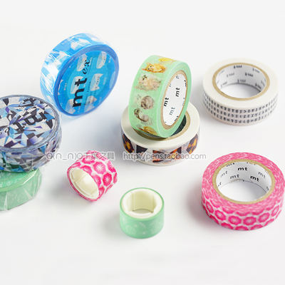 The new ex series MTEX1P123-129 of Japanese mt Washi paper planner decorative tape for Spring 2017
