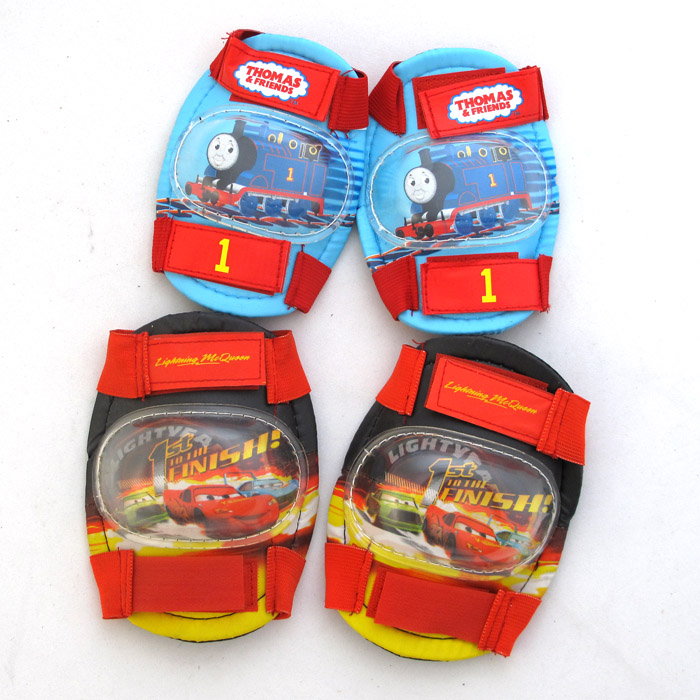 Foreign trade inventory boys and girls cartoon scooter stroller riding protective gear knee pad plus elbow pad small size extra small size