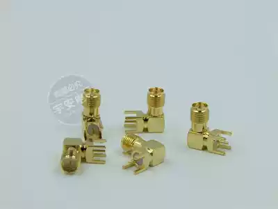SMA-KWE four-leg welding 90 degree elbow external thread RF connector RF coaxial connector