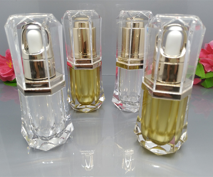 10ml cosmetic bottle, dropper bottle, essential oil bottle, perfume bottle, acrylic high-grade embroidery color material empty bottle