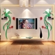 Hang Lan 3d Acrylic dán tường stereo phòng khách hiên TV TV dán tường trang trí nhà trang trí dán - TV tivi samsung 50tu8100 TV