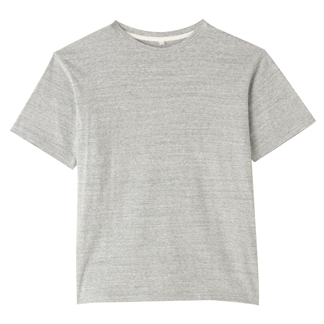 无印良品 MUJI 男式 棉天竺圆领短袖T恤