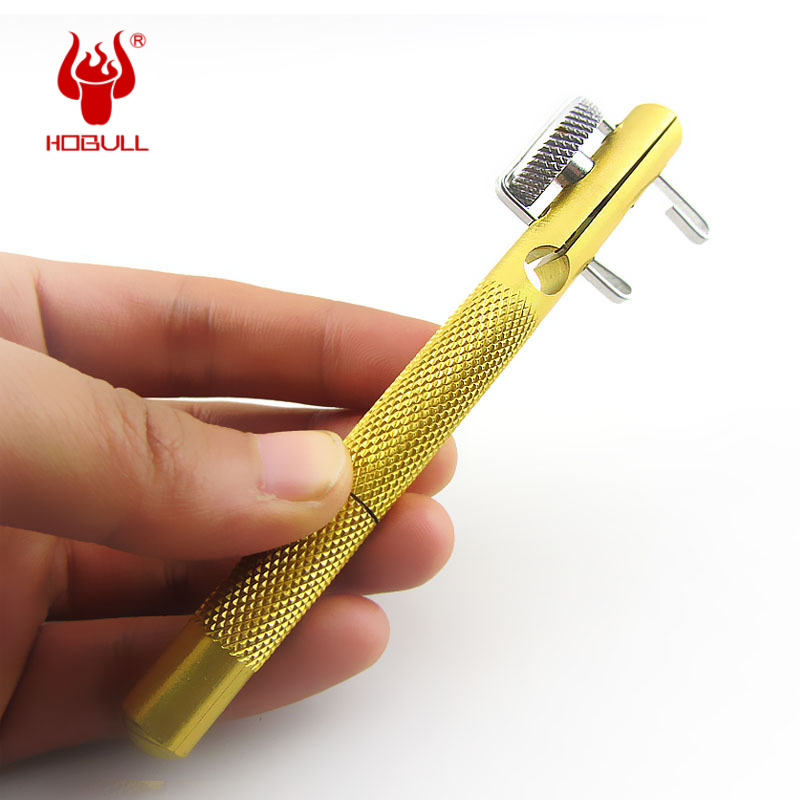 Fishing full metal dual-use manual hook binding device Small hook tool sub-line knotting device Fishing fishing supplies