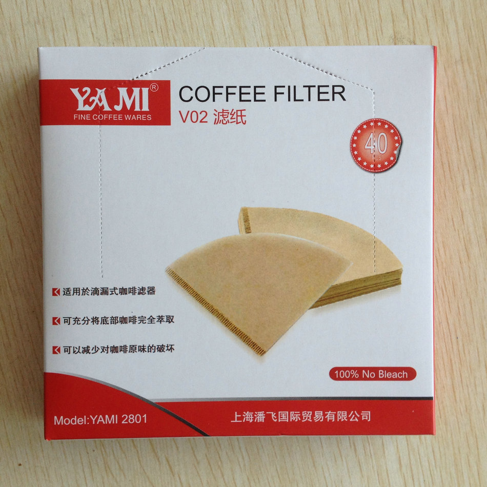 YAMI 2-4 people with V type YM2801 drip type coffee filter paper hand punching filter paper