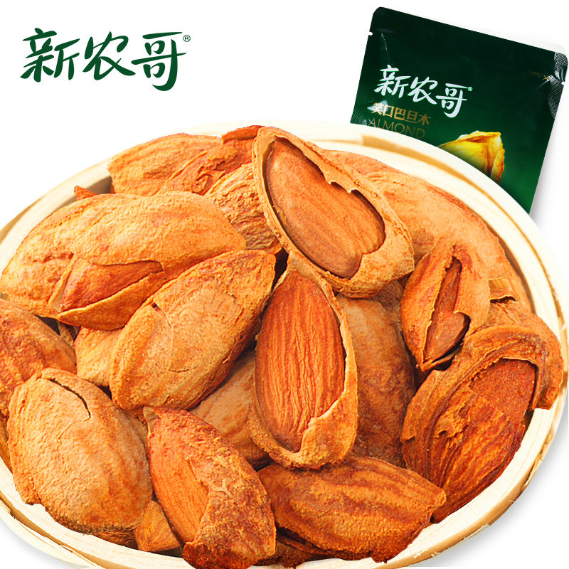 【天猫超市】新农哥奶油坚果笑口巴旦木168g 休闲零食扁桃仁 炒货