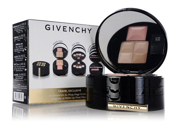 Givenchy/纪梵希彩妆盒彩盘套装眼影+修容+腮红三层便携式便携式
